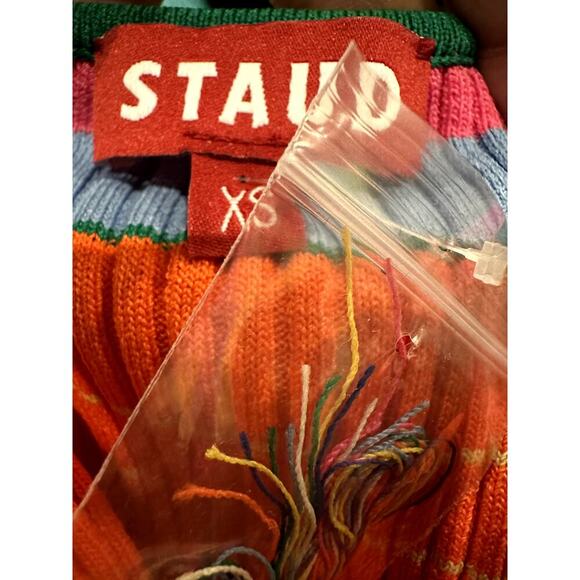 STAUD – Soleil Top – Multi Bayadère Stripe (MUBS) – Size XS - Picture 2 of 5